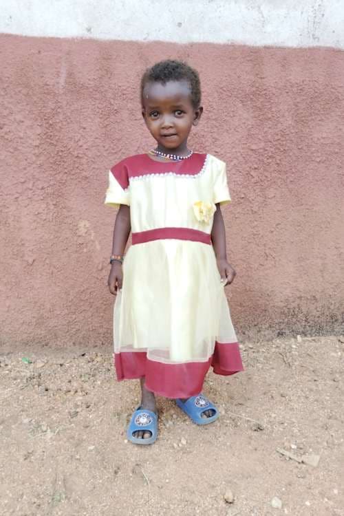 An unsponsored girl named Nabik from Kenya who lives in an AIDS-affected area and has waited 441 days for a sponsor.