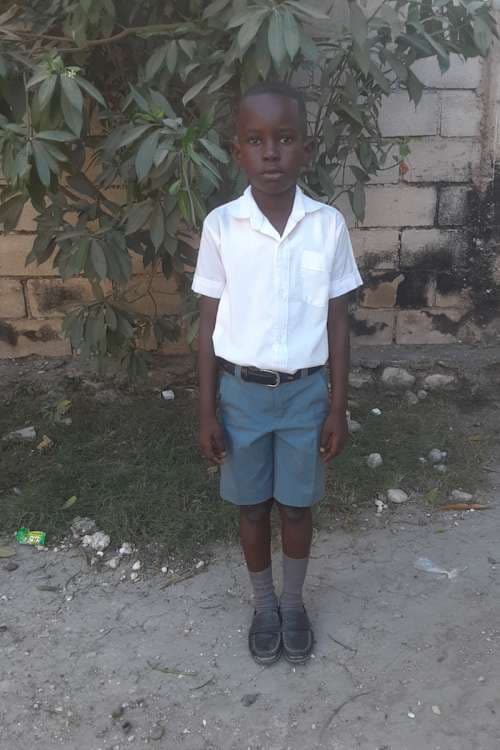An unsponsored boy named Djuvens from Haiti who is vulnerable to exploitation and has waited 629 days for a sponsor.
