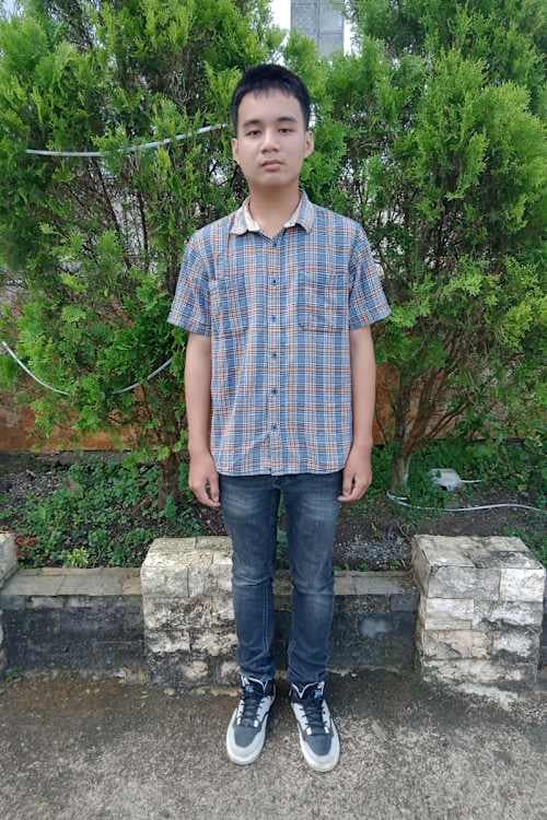 An unsponsored boy named Eners from Indonesia who has waited 91 days for a sponsor.