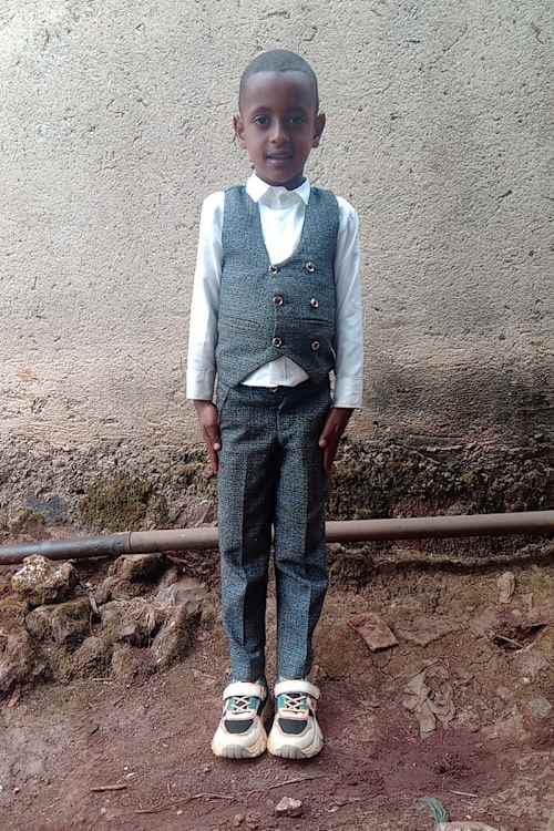 An unsponsored boy named Sena from Ethiopia who lives in an AIDS-affected area, is vulnerable to exploitation and has waited  days for a sponsor.
