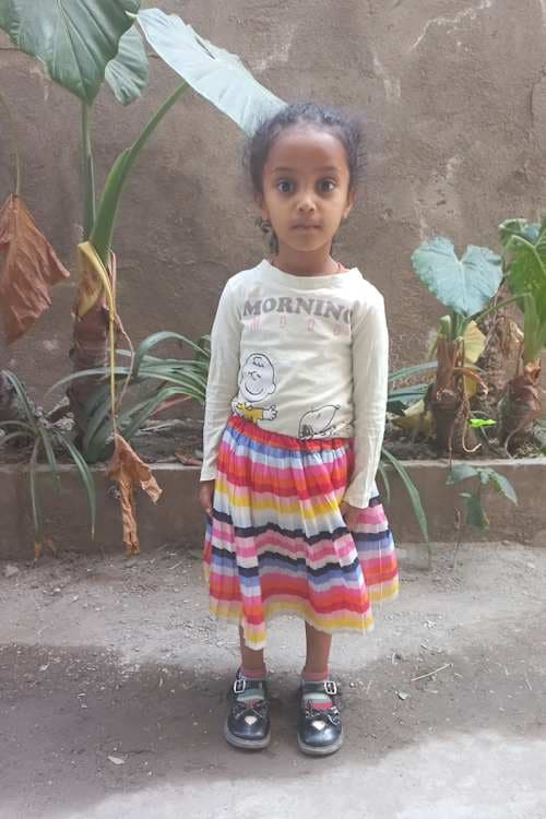 An unsponsored girl named Eldana from Ethiopia who lives in an AIDS-affected area, is vulnerable to exploitation and has waited 451 days for a sponsor.