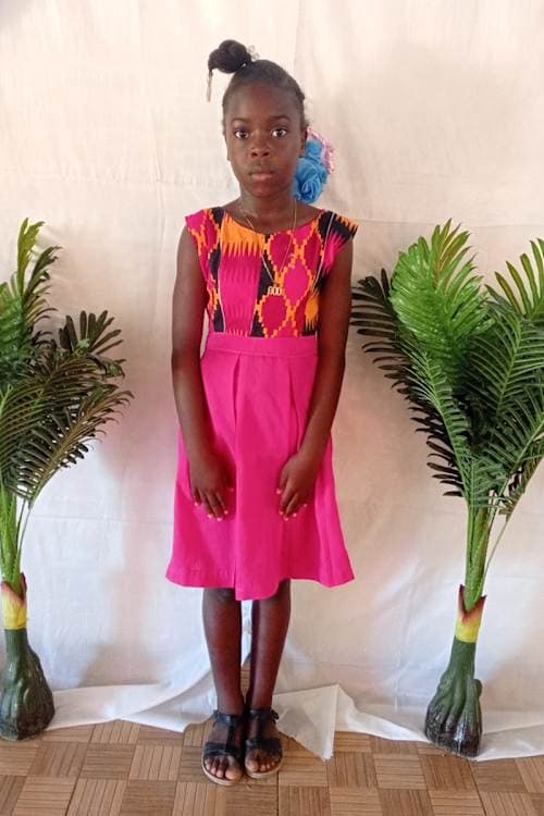 An unsponsored girl named Nayou from Haiti who is vulnerable to exploitation and has waited 405 days for a sponsor.