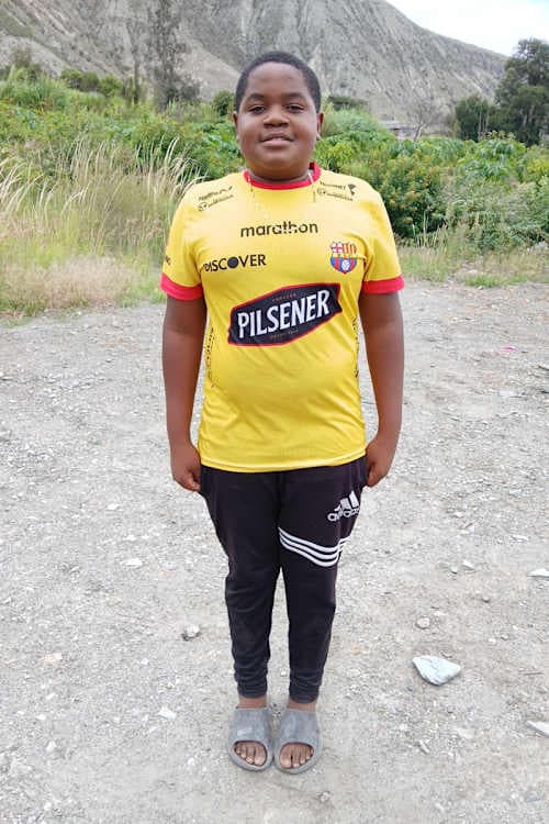 An unsponsored boy named Brayden from Ecuador who has waited 477 days for a sponsor.
