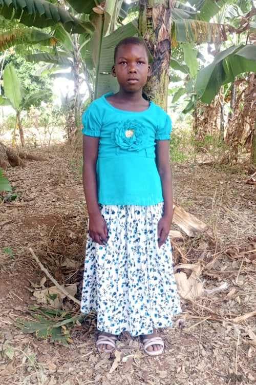 An unsponsored girl named Blessing from Uganda who lives in an AIDS-affected area, is vulnerable to exploitation and has waited 525 days for a sponsor.