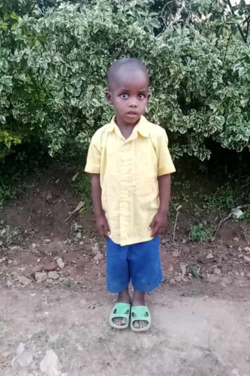 An unsponsored boy named Irene from Rwanda who lives in an AIDS-affected area, is vulnerable to exploitation and has waited 435 days for a sponsor.