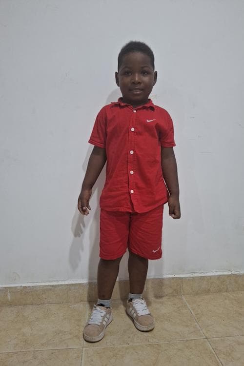 An unsponsored boy named Yilber from Colombia who has waited 418 days for a sponsor.
