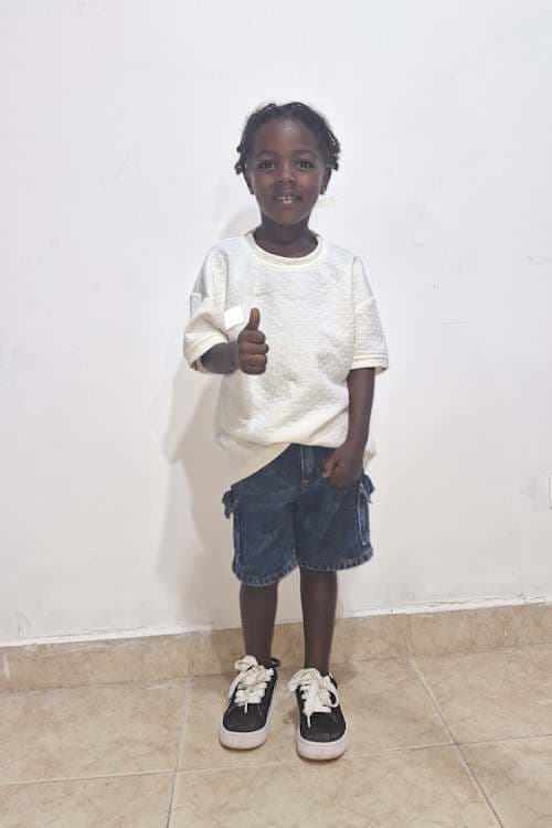 An unsponsored boy named Maicol from Colombia who has waited 417 days for a sponsor.