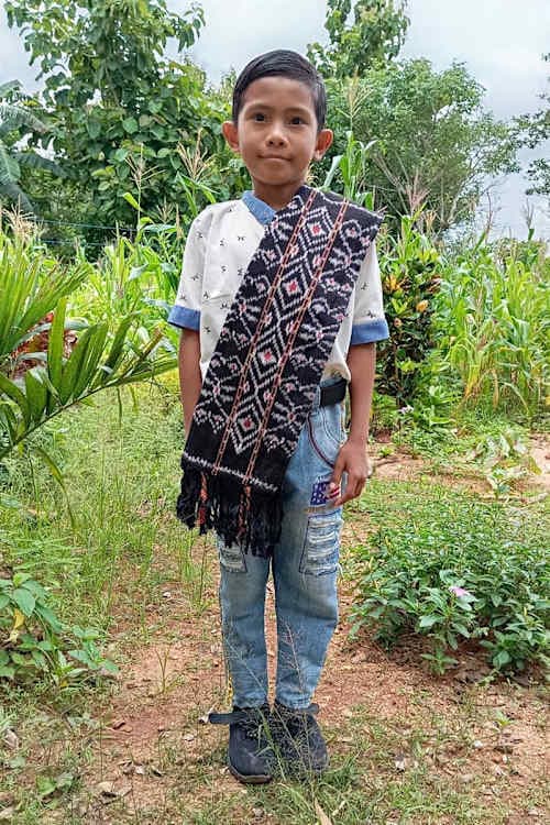 An unsponsored boy named Ztiven from Indonesia who has waited 428 days for a sponsor.