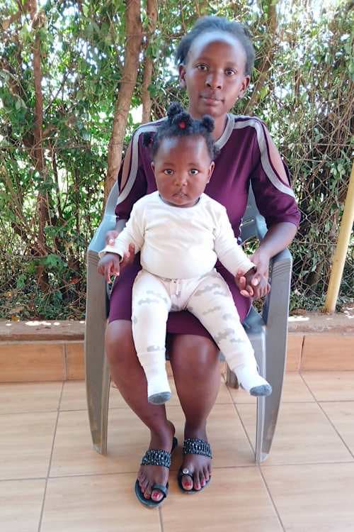 An unsponsored girl named Zawadi from Kenya who lives in an AIDS-affected area and has waited 533 days for a sponsor.