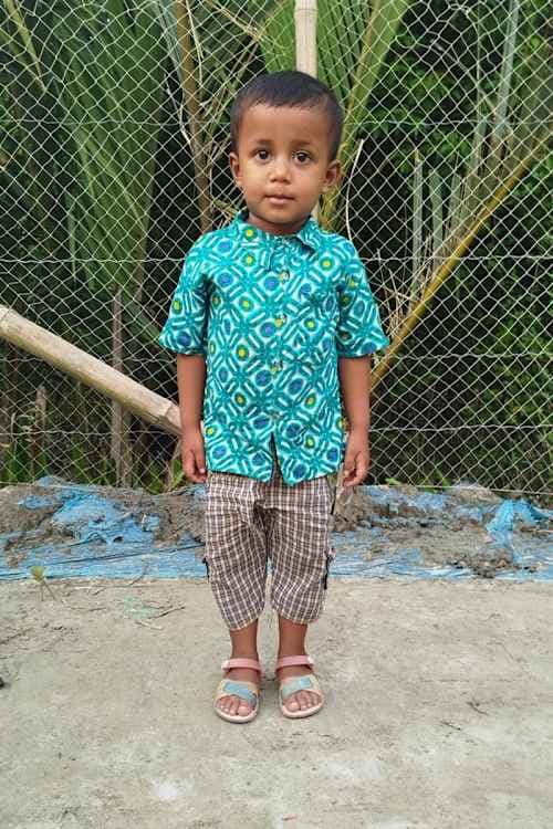 An unsponsored boy named Al-Haj from Bangladesh who is vulnerable to exploitation and has waited 588 days for a sponsor.