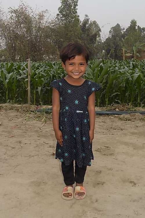 An unsponsored girl named Drishi from Bangladesh who is vulnerable to exploitation and has waited 436 days for a sponsor.