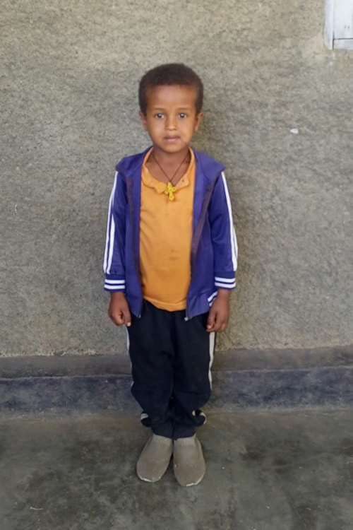 An unsponsored boy named Mintesnot from Ethiopia who lives in an AIDS-affected area, is vulnerable to exploitation and has waited 535 days for a sponsor.