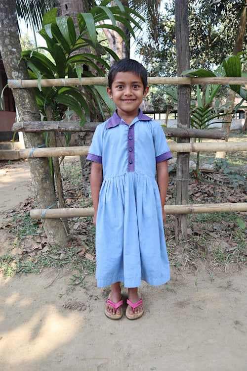 An unsponsored girl named Achia from Bangladesh who is vulnerable to exploitation and has waited 678 days for a sponsor.