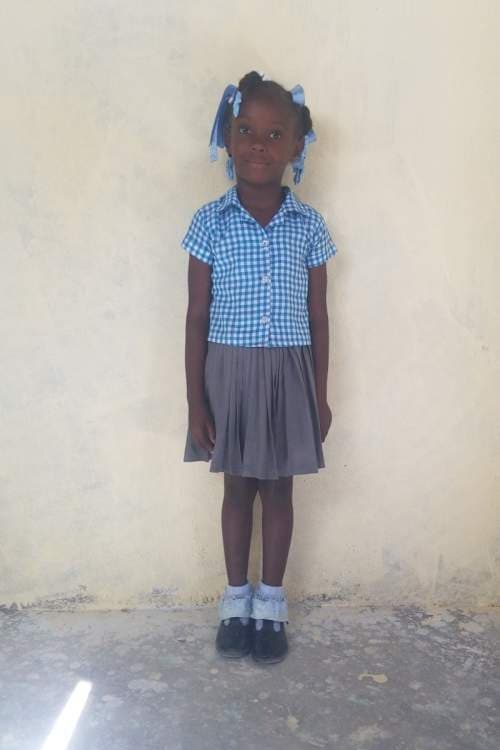 An unsponsored girl named Jose Ruthnie from Haiti who is vulnerable to exploitation and has waited 401 days for a sponsor.