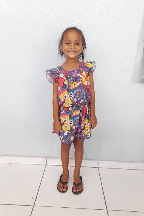 An unsponsored girl named Isabelly from Brazil who has waited 501 days for a sponsor.