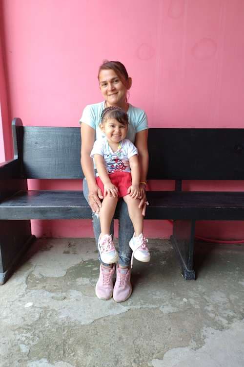 An unsponsored girl named Iris from Colombia who has waited 464 days for a sponsor.