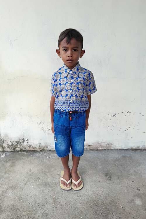 An unsponsored boy named Doni from Indonesia who has waited 500 days for a sponsor.