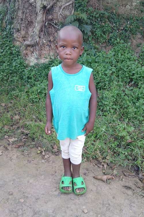 An unsponsored boy named Lion from Rwanda who lives in an AIDS-affected area, is vulnerable to exploitation and has waited 430 days for a sponsor.