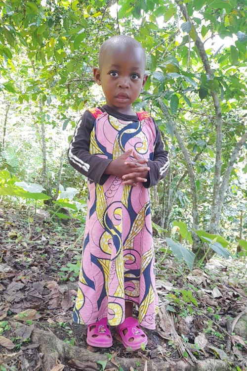 An unsponsored girl named Irambona from Rwanda who lives in an AIDS-affected area, is vulnerable to exploitation and has waited 423 days for a sponsor.