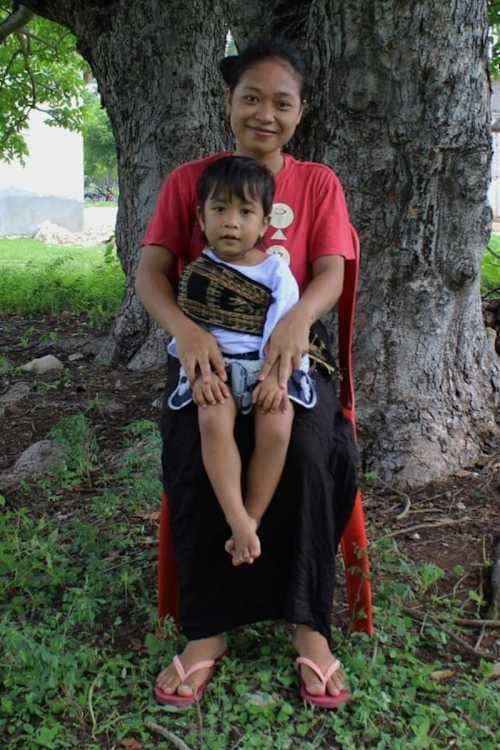 An unsponsored girl named Jesline from Indonesia who has waited 424 days for a sponsor.