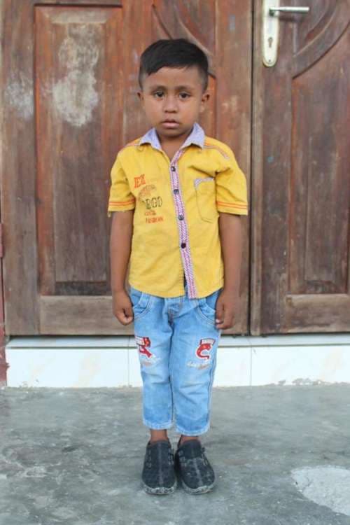 An unsponsored boy named Vicco from Indonesia who has waited 418 days for a sponsor.