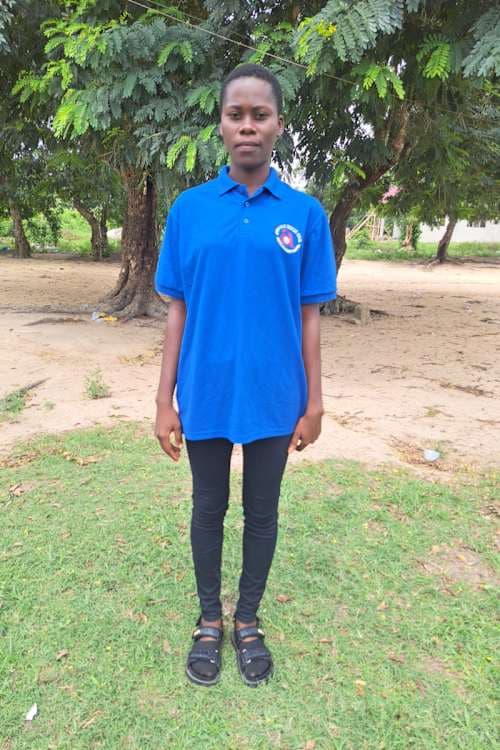 An unsponsored girl named Bernice from Ghana who lives in an AIDS-affected area and has waited 294 days for a sponsor.