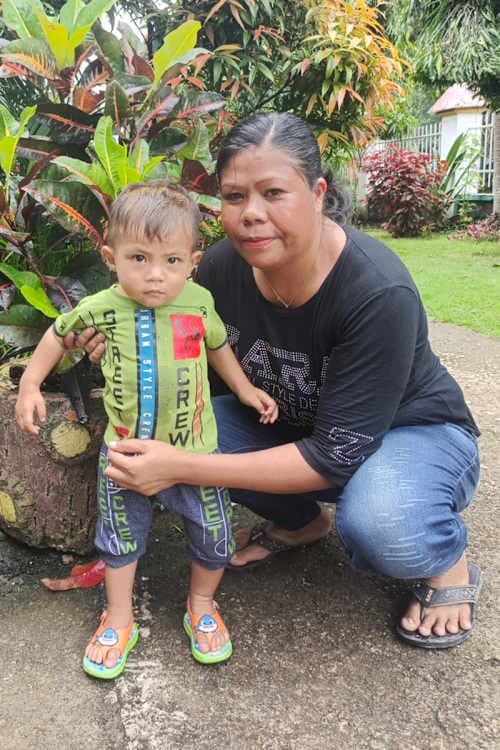 An unsponsored boy named Juven from Indonesia who has waited 409 days for a sponsor.