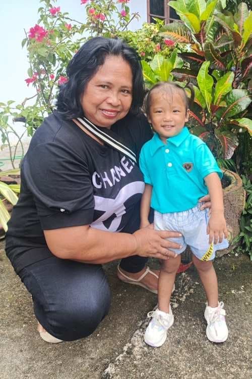 An unsponsored girl named Ester from Indonesia who has waited 409 days for a sponsor.