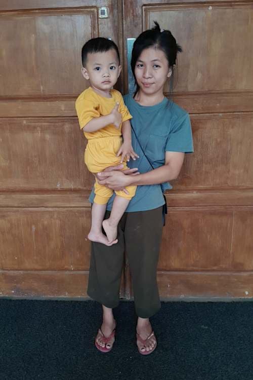 An unsponsored boy named Rey from Indonesia who has waited 510 days for a sponsor.