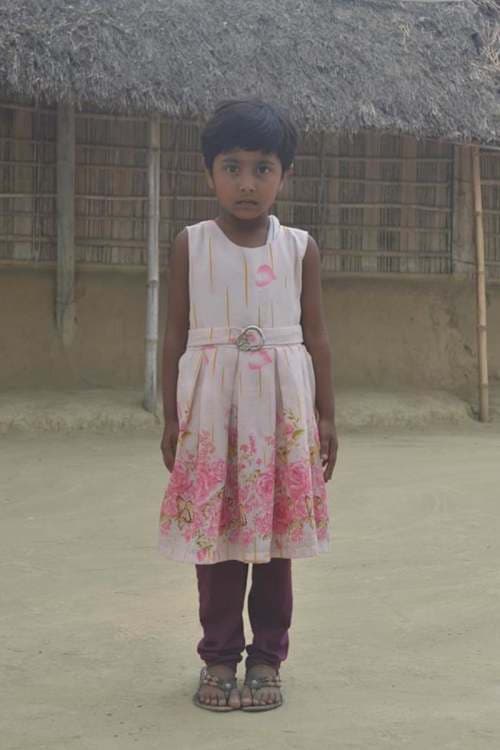 An unsponsored girl named Mamuni from Bangladesh who is vulnerable to exploitation and has waited 469 days for a sponsor.