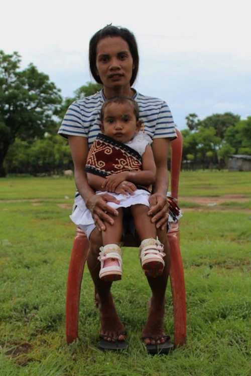 An unsponsored girl named Sava from Indonesia who has waited 424 days for a sponsor.