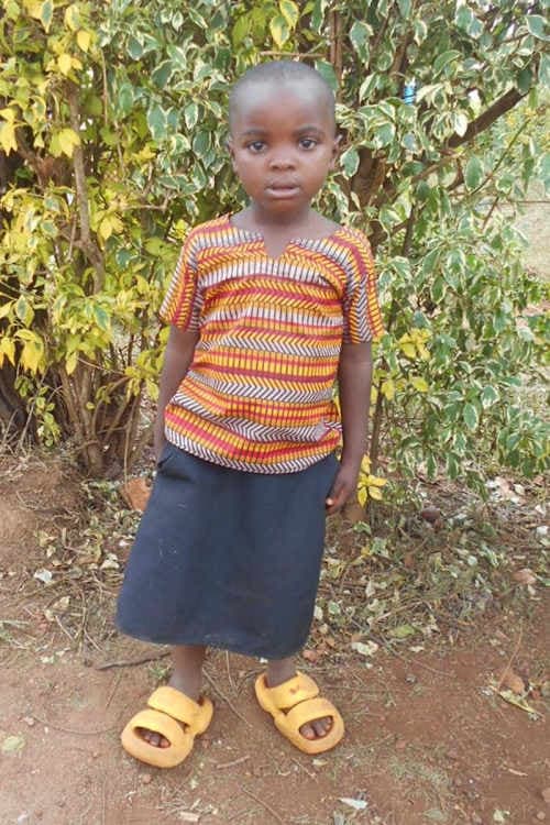 An unsponsored girl named Esther from Rwanda who lives in an AIDS-affected area, is vulnerable to exploitation and has waited 413 days for a sponsor.