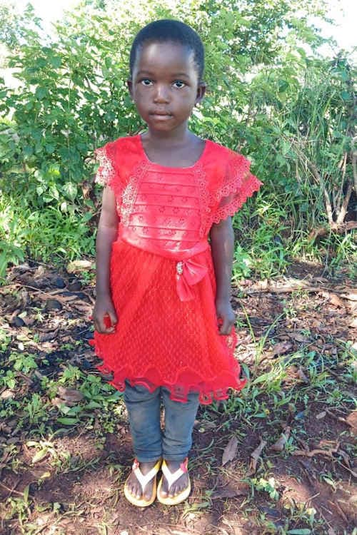 An unsponsored girl named Adelina from Tanzania who lives in an AIDS-affected area, is vulnerable to exploitation and has waited 412 days for a sponsor.