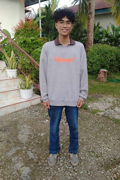An unsponsored boy named Pieter from Indonesia who has waited 49 days for a sponsor.