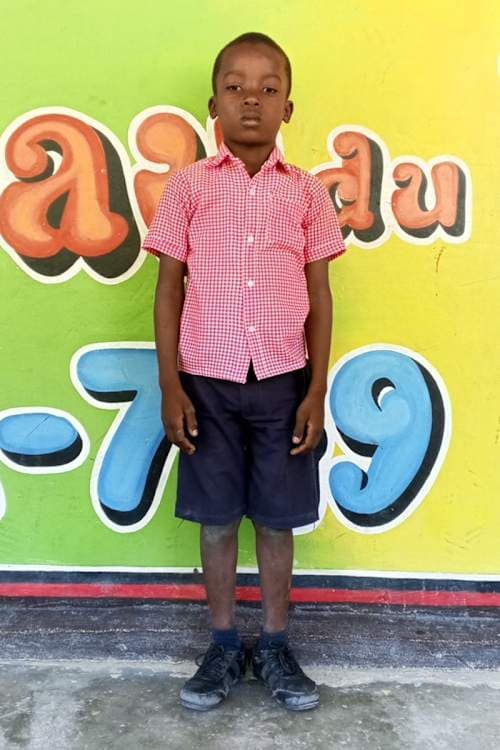 An unsponsored boy named Jayden from Haiti who is vulnerable to exploitation and has waited 488 days for a sponsor.
