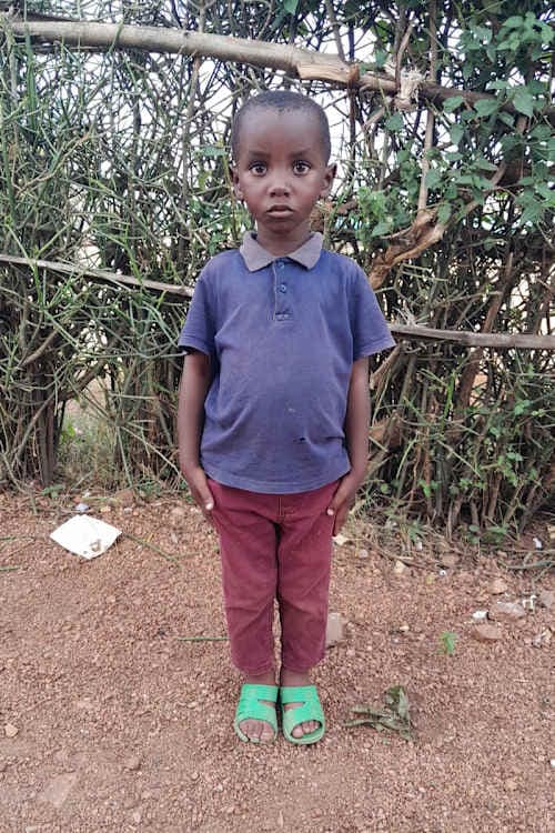 An unsponsored boy named Manzi from Rwanda who lives in an AIDS-affected area, is vulnerable to exploitation and has waited 518 days for a sponsor.