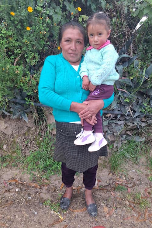An unsponsored girl named Itzel from Peru who has waited 408 days for a sponsor.