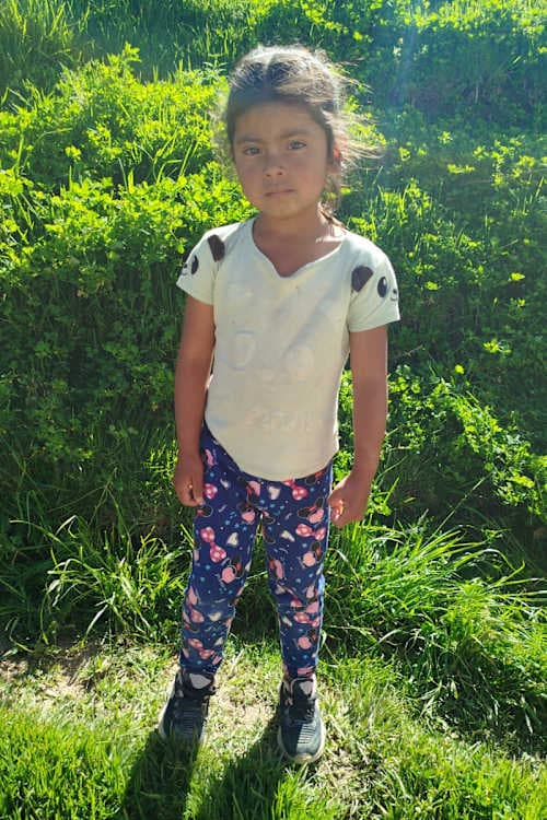 An unsponsored girl named Estefany from Peru who has waited 409 days for a sponsor.