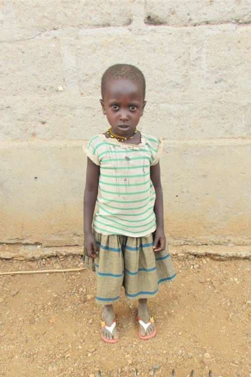 An unsponsored girl named Faith from Kenya who lives in an AIDS-affected area and has waited 401 days for a sponsor.