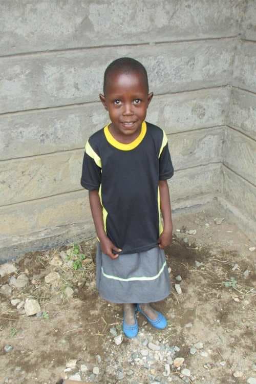 An unsponsored girl named Joyce from Kenya who lives in an AIDS-affected area and has waited 389 days for a sponsor.
