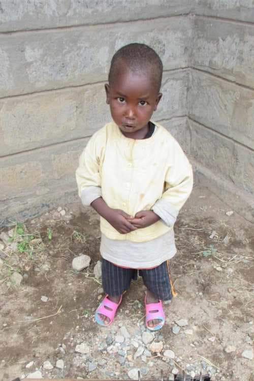 An unsponsored boy named Kesuma from Kenya who lives in an AIDS-affected area and has waited 389 days for a sponsor.