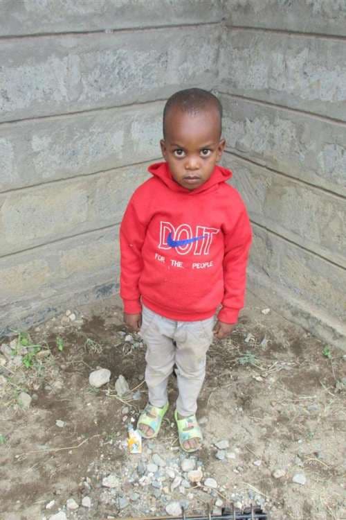 An unsponsored boy named Osoi from Kenya who lives in an AIDS-affected area and has waited 389 days for a sponsor.
