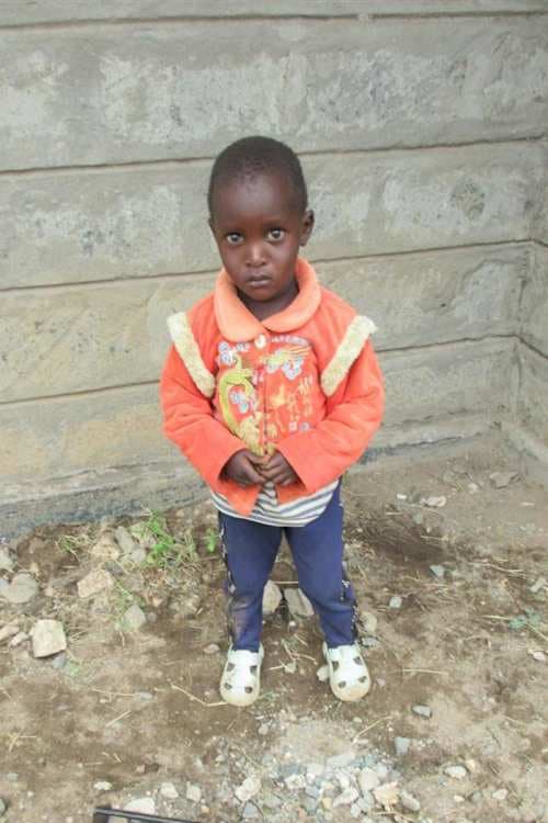 An unsponsored boy named Kishoyian from Kenya who lives in an AIDS-affected area and has waited 389 days for a sponsor.