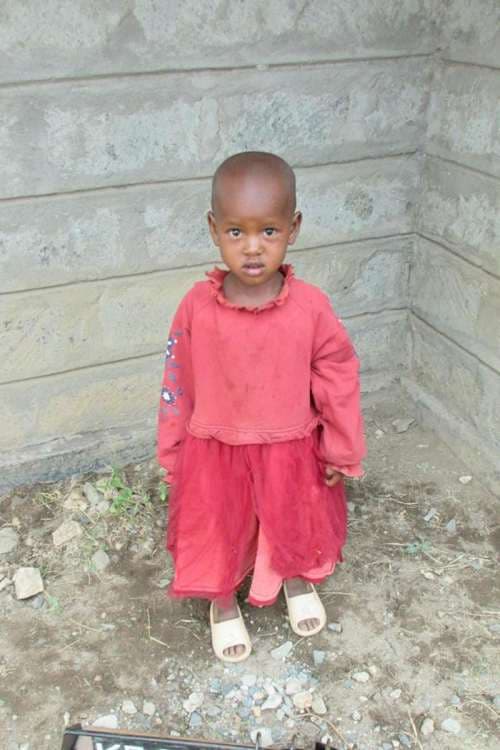 An unsponsored girl with special needs named Naini from Kenya who lives in an AIDS-affected area and has waited 388 days for a sponsor.