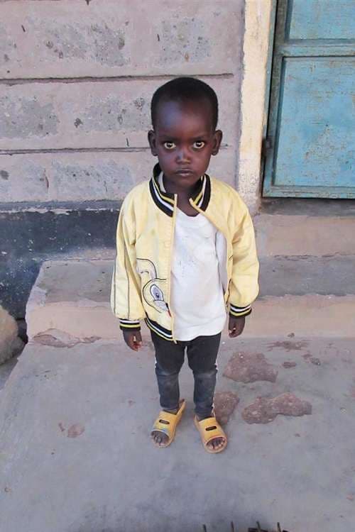 An unsponsored boy named Noah from Kenya who lives in an AIDS-affected area and has waited 388 days for a sponsor.