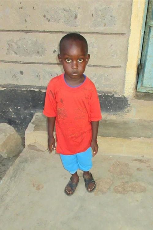 An unsponsored boy named Leteipan from Kenya who lives in an AIDS-affected area and has waited 391 days for a sponsor.