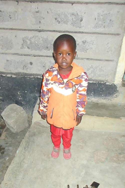 An unsponsored girl named Namunyak from Kenya who lives in an AIDS-affected area and has waited 389 days for a sponsor.