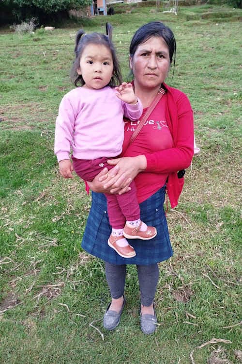 An unsponsored girl named Alicia from Peru who has waited 407 days for a sponsor.