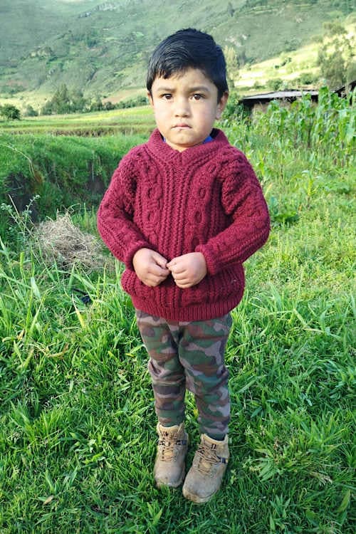 An unsponsored boy named Yadhiel from Peru who has waited 408 days for a sponsor.