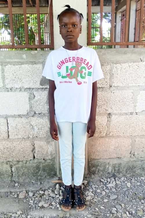 An unsponsored girl named Thaline from Haiti who is vulnerable to exploitation and has waited 1025 days for a sponsor.